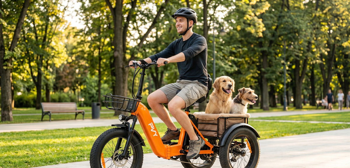 How an Electric Tricycle Can Transform Daily Life for Seniors? - PVY E-BIKE